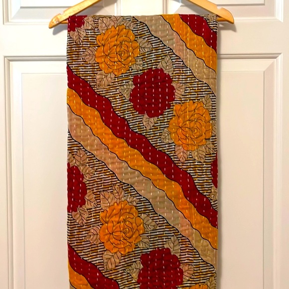 Other - KANTHA QUILT: HANDMADE LIGHTWEIGHT REVERSIBLE BLANKET FROM INDIA